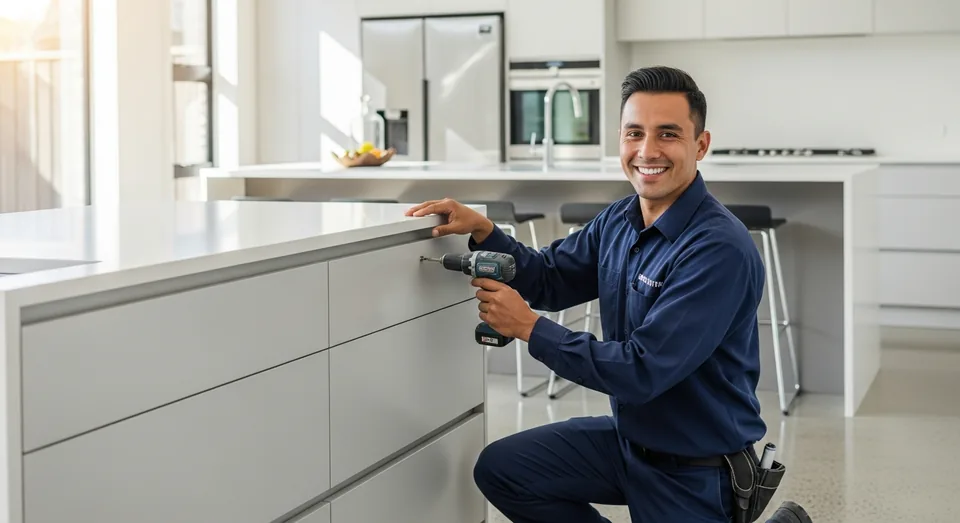 Kitchen Renovation professional at work in Cambridge